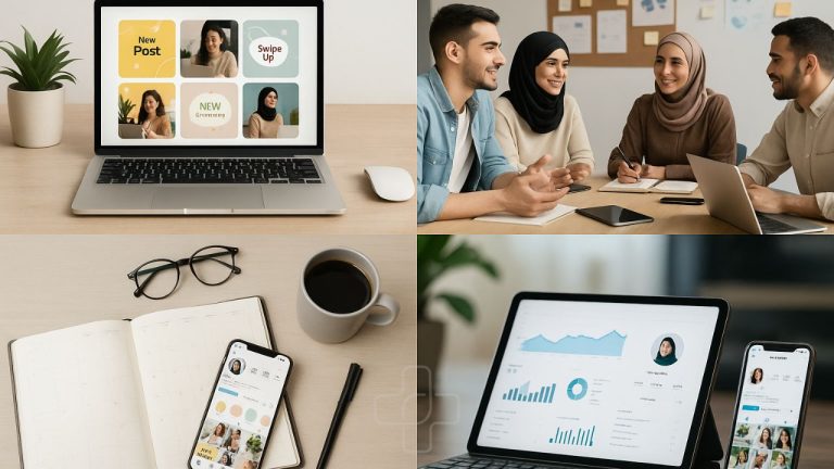 تولید محتوای اینستاگرام پلاس تیم